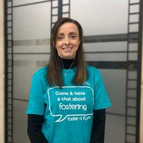 Foster team member Caroline